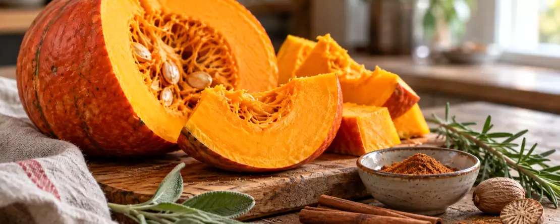 Pompoen en kruiden: de lekkerste combinaties om deze herfst te proberen. Welke kun je gebruiken om de smaak in zoete en hartige gerechten nog beter tot zijn recht te laten komen?