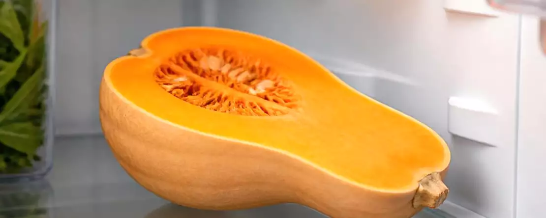 Heb je een pompoen aangesneden? Zo lang kun je hem echt in de koelkast bewaren