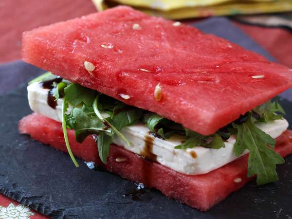 De sandwich met watermeloen: een fris en verrassend recept dat TikTok doet gonzen