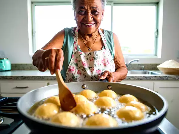 Oma's truc om te frituren zonder spetters die je keuken bespaart
