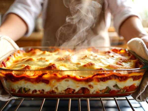 Hoe lasagne opnieuw opwarmen zonder uit te drogen: perfecte methoden en kooktrucs