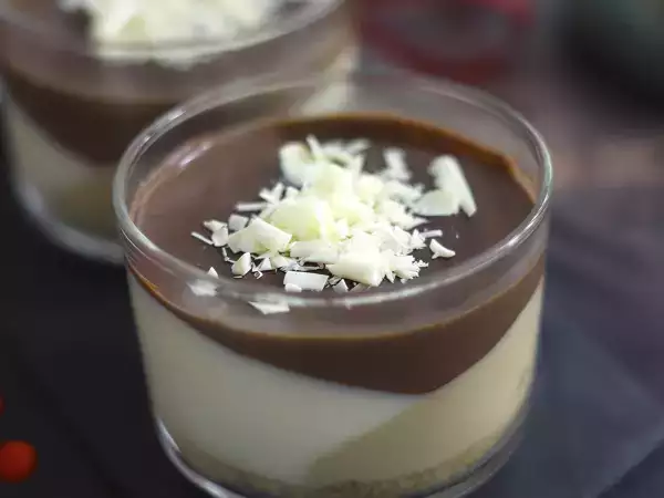Nougat en chocolade cups: het meest elegante (en makkelijke) dessert op kerstavond