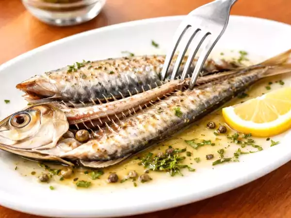 Hoe verwijder je de graten van sardines zonder de vis uit elkaar te halen en zonder tijd te verspillen in de keuken?