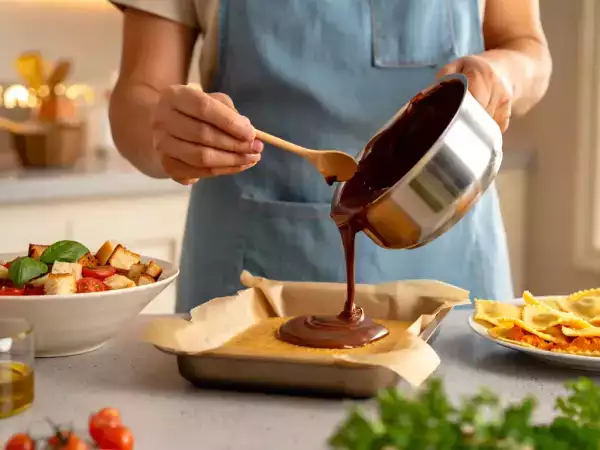 Dagmenu, 23 april: een frisse panzanella, heerlijke ravioli en een verrukkelijke chocovlaai