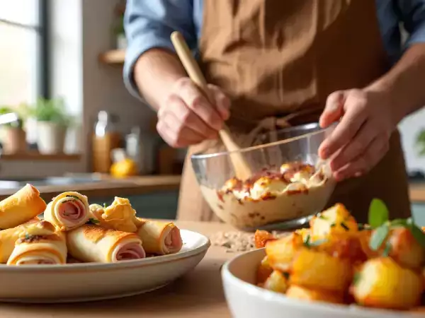 Dagmenu, 7 mei: heerlijke pizzabroodjes, knapperige aardappelen en een fruitige abrikozencake