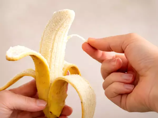 Wat zijn die draadjes op de banaan en waarom verschijnen ze steeds?