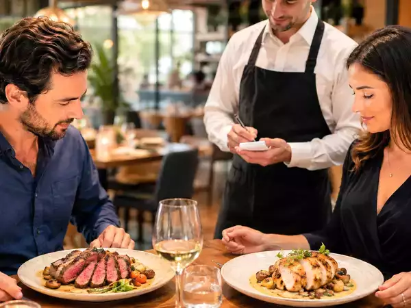 De reden waarom ze je in een restaurant nooit vragen hoe gaar kip is