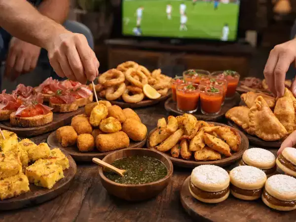 Maak voor de finale tussen Spanje en Argentinië een aperitief klaar met een mix van vijf typische specialiteiten uit elk land