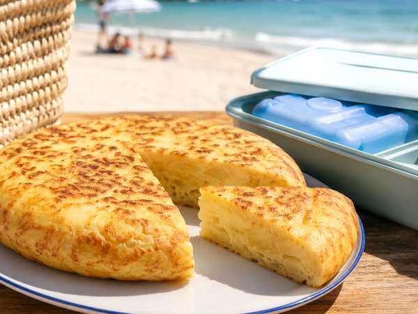 Aardappelomelet op het strand: ja, maar alleen als je deze voorzorgsmaatregelen in acht neemt