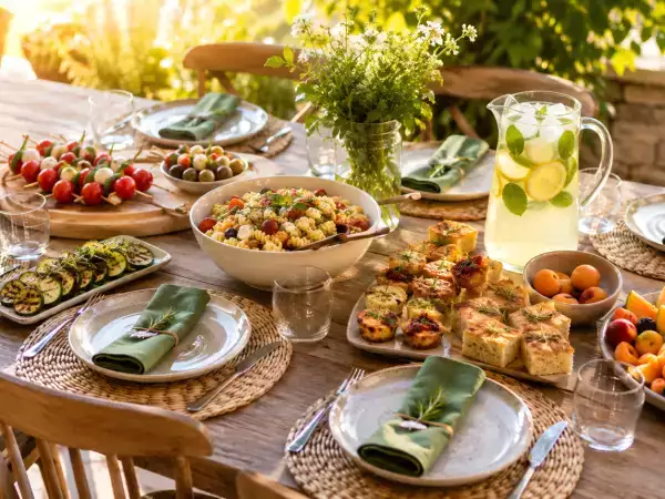 Een zomerse apericena voor 6 personen zonder gedoe: compleet menu, hoeveelheden en wat je van tevoren moet klaarmaken