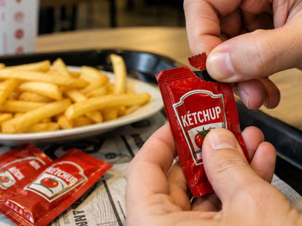 Zullen de ketchupzakjes verdwijnen?