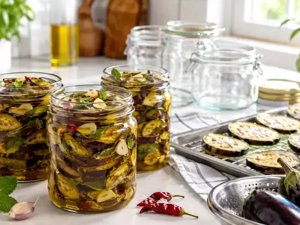 Zelfgemaakte aubergines in olie: het detail dat je absoluut niet over het hoofd mag zien voordat je de pot sluit