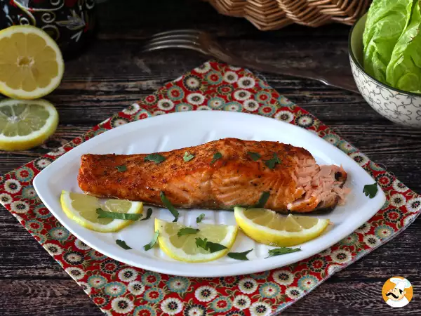 Hoe bak je diepgevroren zalm in de Air Fryer zonder hem eerst te ontdooien?