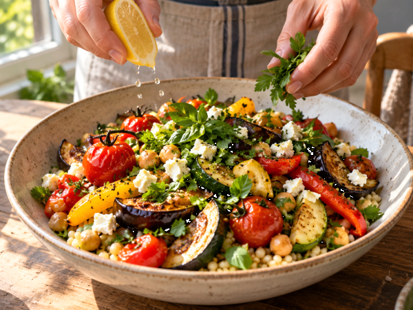 Nog geen zin in zware herfstmaaltijden? Met deze 5 ingrediënten uit september maak je heel eenvoudig mediterrane gerechten