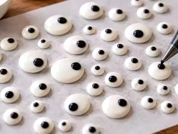 Leer zelf suikeroogjes maken en geef je Halloween-desserts een grappige twist