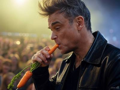 Robbie Williams' plotselinge verandering van dieet, gedwongen door zijn slechte gezondheid!