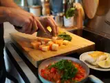 Artikelen: Dagmenu, 28 mei: verfrissende meloensalade, Spaanse linzen en gebakken kabeljauw
