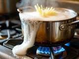Artikelen: Waarom loopt het kookwater van de pasta altijd over en weet bijna niemand waarom