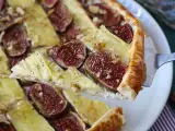 Artikelen: Probeer deze dunne taart met brie en walnoten nog snel, voordat het vijgenseizoen ten einde loopt