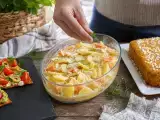 Artikelen: Dagmenu 6 oktober: kleurrijke zoete-aardappeltoast, zalmgratin en pompoencake met kokos