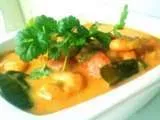 Recept Rode currysoep met garnalen