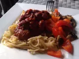 Recept Spaghetti met italiaanse chili balletjes