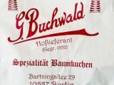 Baumkuchen bij Buchwald in Berlijn