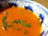 Pittige tomaat-paprika soep
