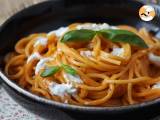 Recept Romige pasta met burrata en kerstomaatjes