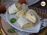 Recept Zachte en super eiwitrijke ei en feta wrap