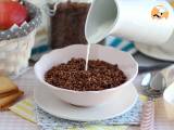 Recept Chocolade gepofte rijstgranen. kokosnoot pops