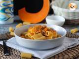 Recept Pasta met pompoen en worst