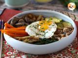 Recept Bibimbap, het traditionele koreaanse gerecht