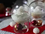 Recept No-bake raffaello kokosglaasjes - een sprookjesachtig dessert in een sneeuwbol