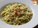 Recept Pasta met zalm en courgettes