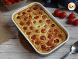 Recept Hartige clafoutis met kerstomaatjes en tonijn