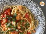 Recept Spaghetti met garnalen en kerstomaatjes, een snel recept voor een smakelijk voorgerecht