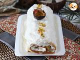 Recept Kokosnoot-passievruchtrol, perfect als yule log