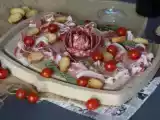 Recept Hoe maak je een vleesplankje? vouw het in de vorm van een roos!