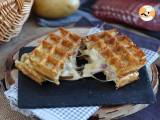 Recept Broodje aardappelwafel met raclette, het ultieme comfortvoedsel