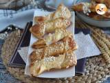 Recept Bladerdeegrondjes met vanillecrème