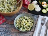 Recept Courgettesalade met geitenkaas en citroen