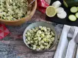 Recept Courgettesalade met geitenkaas en citroen