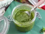 Recept Zelfgemaakte groene pesto - pesto alla genovese