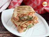 Recept Panini met zalm, mozzarella en dille