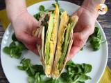 Recept Tosti wrap in brunchstijl - tortilla wrap hack