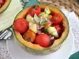 Recept Meloensalade op meloen