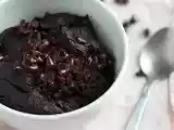 Recept Chocolade en pindakaas mug cake in de magnetron in 1 minuut.