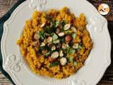 Recept Vegetarische risotto met quinoa, butternoot, hazelnoten en koriander - quinotto