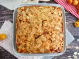 Recept Gâteau renversé met mirabellen en amandelen